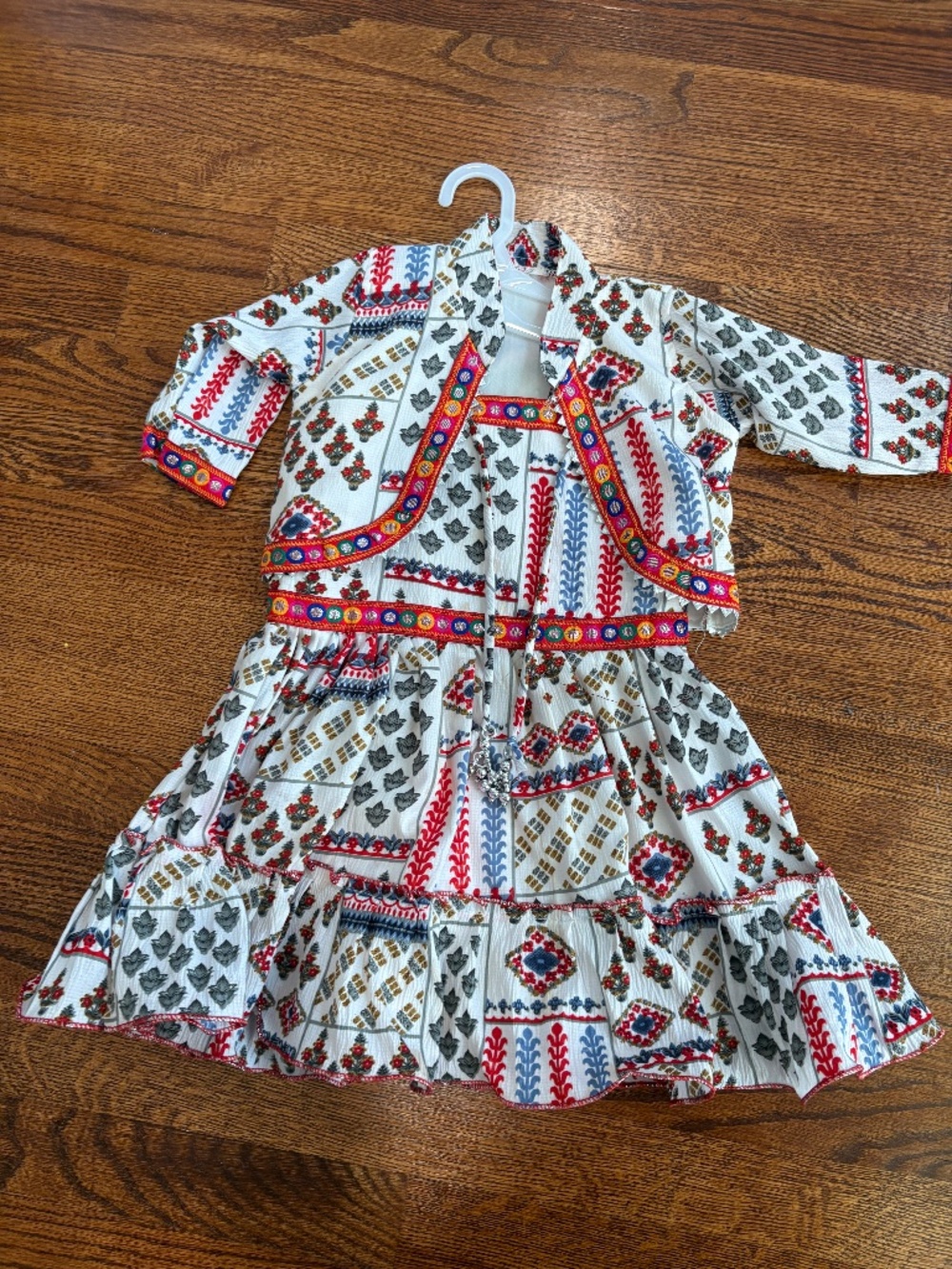 Embroidered dress for girls